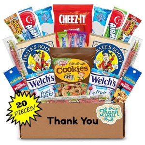 Hangry Kits Thank You Gifts For Men And Women - Send-Thank You Gift Basket Care Package To A Friend Or Loved One. Delicious Variety Of Comforting Snacks