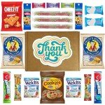 Hangry Kits Thank You Gifts For Men And Women - Send-Thank You Gift Basket Care Package To A Friend Or Loved One. Delicious Variety Of Comforting Snacks