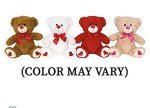 Valentines Day Gift Basket Set | Teddy Bear Plush (COLOR VARYS), Creme Savers Hard Candy, Individually Wrapped, Hershey Kisses Milk Chocolate, Heart Shape Elmer Chocolates Dark Chocolate or Hazelnut Pirouline Wafers, & Valentine Bag (Design Varies |