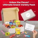 Sweet Gifting Easter Snack Box Variety Pack 40 Count - Assorted Snacks Variety Pack for Adults & Snack Boxes for Kids, Easter Care Package for College Students, Office, Birthdays & Back to School
