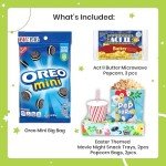 Movie Night Family Easter Basket For Teens & Adults - Easter Candy, Popcorn & Easter Movie Trays - Easter Baskets For Kids Already Filled & Easter Gifts by Cheshire Gifts