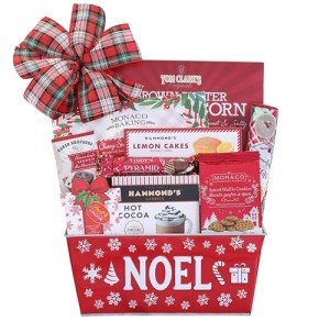Wine Country Gift Baskets Christmas Joy To The World Holiday Chocolate and Treats
