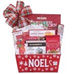 Wine Country Gift Baskets Christmas Joy To The World Holiday Chocolate and Treats