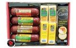Wisconsin Cheese Company - Ultimate Mancave Gift Box - 100% Wisconsin Cheese, Sausage & Cracker Gift Box | Perfect for Parties, Charcuterie Boards and Birthday Gifts | Great Easter Gift for Cheese Lovers