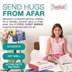 Assorted Candy Gift Basket Variety Pack, 41 Pieces of Candy Snack Box, Ideal Gift Basket for Kids & Adults, Perfect Valentines Care Packages for Birthday Parties and Family Gatherings.