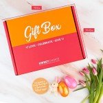 Easter Care Package (50ct) - Candy Snacks Treats Plush Bunny Cookies Gift Box Bundle Basket Fillers Stuffers Present Kids Adults Boys Girls College Student Child Grandchildren Toddlers