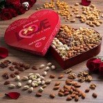NUT CRAVINGS Gourmet Collection - Easter Mixed Nuts Heart Shaped Gift Basket, Love in A Box (6 Assortments) Romantic Arrangement Platter, Healthy Kosher USA Made Corporate