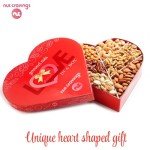NUT CRAVINGS Gourmet Collection - Easter Mixed Nuts Heart Shaped Gift Basket, Love in A Box (6 Assortments) Romantic Arrangement Platter, Healthy Kosher USA Made Corporate