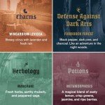 Every Man Jack Harry Potter Collectors Body Wash Gift Set - Includes 4 Body Washes with Clean Ingredients & Hogwarts Inspired Scents - Forbidden Forest, Charms, Herbology, Potions