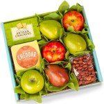 A Gift Inside Perfect Pairings Deluxe Fruit, Cheese and Gourmet Box