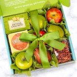 A Gift Inside Perfect Pairings Deluxe Fruit, Cheese and Gourmet Box