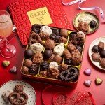 Chocolate Gift Basket, Gourmet Chocolates Variety Snack Box, Assorted Food Arrangement Platter, Birthday Present, Holiday, Corporate Parties, Sympathy, Candy Gifting Idea, Him, Her, Men, Women, Family (Ruby Red)