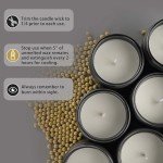 Scented Candles Set | Men Candle Set, Scented Candles for Home, Gifts for Men Aromatherapy Gift Set - 4 Pack Manly Gifts Soy Candle of Leather/Smoke & Vanilla/Oak/Lavender