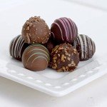 CRAVINGS BY ZOE Happy Birthday Chocolate Truffles Gift Box | 16 Count | Assorted Gourmet Milk & Dark Chocolate Candy Food Gift Basket | Birthday Gifts for Women & Men Mom Dad Kid Him Her Adult Family