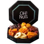 Dried Fruit Gift Basket 7 Variety Gift Tin Box - Gourmet Arrangement Platter - Healthy Food Snack Box for Birthday, Anniversary, Corporate - Gift for Women & Men (Dried Fruits) by Oh Nuts