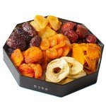 Dried Fruit Gift Basket 7 Variety Gift Tin Box - Gourmet Arrangement Platter - Healthy Food Snack Box for Birthday, Anniversary, Corporate - Gift for Women & Men (Dried Fruits) by Oh Nuts