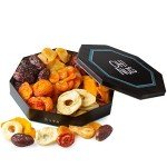 Dried Fruit Gift Basket 7 Variety Gift Tin Box - Gourmet Arrangement Platter - Healthy Food Snack Box for Birthday, Anniversary, Corporate - Gift for Women & Men (Dried Fruits) by Oh Nuts