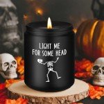 Fairy's Gift Scented Candle, Gifts for BF, BF Gifts, I Love You Presents for Him, Spooky Birthday, Goth Fathers Day, Boo Basket Stuffers, Anniversary, Funny Skull Presents for Boyfriend, Husband, Him