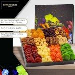 Jumbo Nuts and Dried Fruit Gift Basket, Gourmet Snack Box,in Display Box, Gift Set For Fathers Day, Birthday Party, Care Package, Sympathy, Healthy Gift, Gift for Men and Women. Kosher - Snackberry (Premium)