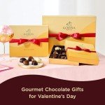 Godiva Chocolatier Assorted Chocolate Gift Box, Creamy Milk Dark, and White Chocolates for Loved Ones, Gourmet Valentine Box of Chocolate for Gift Basket, Candy Variety Pack, 18pc