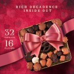 Chocolate Gift Basket, Gourmet Chocolates Variety Snack Box, Assorted Food Arrangement Platter, Birthday Present, Holiday, Corporate Parties, Sympathy, Candy Gifting Idea, Him, Her, Men, Women, Family (Gold Delight)