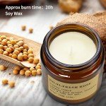 Candles for Home Scented,6Pack Soy Wax Candle Sets,Aromatherapy Candle Gift Set for Women,150 Hours Long Burn Time, Amber Jar Candle Candles Gift for Birthday