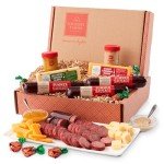 Hickory Farms Savory & Sweet Farmhouse Meat and Cheese Gift Basket (Medium) - Charcuterie Board Food | Food Gift Box | Father's Day Gift Basket | Mother's Day Gift | Holiday Gift Basket | Christmas Gift Basket | Housewarming Gift, Sympathy, Food Care Package