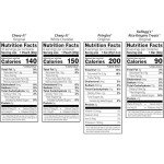 Kellogg's Cheez-It, Pringles & Rice Krispies Treats Snacks Mega Variety Pack, 30.1oz Box (30 Count)