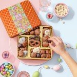 Easter Chocolate Gift Basket, Candy Food Gifts Arrangement Platter, Gourmet Snack Box, Holiday Present Idea, Corporate Him and Her, Men Women Family Parties, Bonnie and Pop