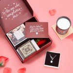 Gifts for Her, Romantic Gifts for Girlfriend, Wife, Valentine's Gifts Bulk for Her, Valentine Gifts Baskets for Women, Unique Gifts Box for Wedding & Engagement Anniversary Bulk Set