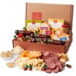 Hickory Farms Signature Beef Meat and Cheese Gift Basket (Extra Large) - Food Gift Box | Charcuterie Board Food | Sausage and Cheese | Father's Day Gift | Mother's Day Gift | Christmas Gift Basket | Holiday Gift Basket | Housewarming Gift | Gourmet Food Gift Basket | Sausage and Cheese Gift Set | Sympathy Gift | Food Care Package