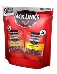 Jack Link's Beef Jerky Variety Pack Includes Original and Teriyaki Jerky, Bulk Proetin Snack Pack, Good Source of Protein, Meat Snacks Made with 100% Beef, Individual Bags 1.25 Oz (Pack of 9)