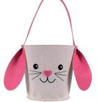 Easter Gift Basket for Kids, 14 Nickelodeon Candy Filled Eggs, Bunny Basket Panier, Chocolate Candy, Fun Easter Gift for Boys and Girls, Great Easter Party Favor (Pink Themed)