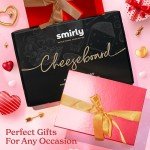 Smirly Charcuterie Board Set - Large Bamboo Cheese Board for Serving - House Warming Gifts New Home, Wedding & Bridal Shower Gift, Birthday Gift for Women