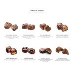 Godiva Nuts and Caramel Chocolate Gift Box- Praline in Milk, White and Dark Chocolate, Assorted Chocolate Candy Gift Basket for Easter, Mother’s Day, Birthday and Anniversary, Gold Ribbon, 18-Piece