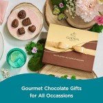 Godiva Nuts and Caramel Chocolate Gift Box- Praline in Milk, White and Dark Chocolate, Assorted Chocolate Candy Gift Basket for Easter, Mother’s Day, Birthday and Anniversary, Gold Ribbon, 18-Piece