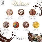 CRAVINGS BY ZOE Easter Chocolate Covered Cookies Gift Basket | 12 Piece | Kosher Milk & Dark Belgian Chocolate Gourmet Food Gift Box | Birthday, Mothers Day, Thank You, Candy Gifting Men Women Her