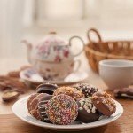 CRAVINGS BY ZOE Easter Chocolate Covered Cookies Gift Basket | 12 Piece | Kosher Milk & Dark Belgian Chocolate Gourmet Food Gift Box | Birthday, Mothers Day, Thank You, Candy Gifting Men Women Her