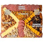Meat and Cheese Gift Basket for Men - Easter, Birthday Gift, Over 2 lbs of Cheese, Sausage, Mixed Nuts, Care Package, Ingredients for Charcuterie Board