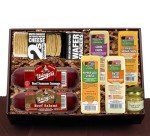 Direct From Wisconsin Deluxe Meat and Cheese Charcuterie Gift Box - Meat and cheese made in small batches