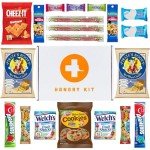 Hangry Kit Mega Care Pack (Essential Kit) - Snack Box Kit - Birthday Snack Box Gift for Adults & Kids -- (20 count) Gift Basket Care Package Ideal for College Students -- Contains Birthday Snacks, Cookies, Chips, Candy. Party Variety Gift Box.
