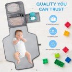 iAOVUEBY Baby Gift Set for Newborn, New Baby Boy Gift Basket, Newborn Essentials Hat Onesie Bear Toys Keepsake Blanket Infant Diaper Changing Pad Bibs, Baby Shower Gifts for Boys