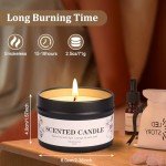 9 Pack Scented Candles Gift for Women and Men, Aromatherapy Candle Set for Home Scented, Small Candle Gift Set Basket for Boyfriend dad him Friend boss Mother Birthday Christmas Thanksgiving