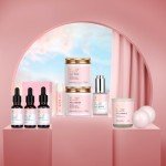 Spa Gifts for Women, 28pcs Rose Facial Skin Care Set includes Face Cream,Bath Oil,Shower Accessories. Body & Facial Kit for Women, Birthday Gift for Women, Mother's Day Gift