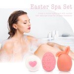 Munutix Easter Gifts for Women - 8 Pcs Easter Baskets for Teens,Gifts Baskets for Teens and Women,with Bunny Mugs,Bunny Candles,Socks and Hairbands