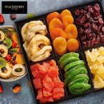 Dried Fruit Gift Basket, Gourmet Gift, Snack Box, in Elegant Drawer Window Gift Box, Gift Set for Birthday Party, Sympathy, Healthy Gift Snack Box for Men and Women. Kosher Parve, Snackberry (Single)