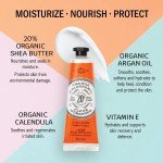 La Chatelaine Hand Cream Trio Tin, Gifts for Mom, Natural Hand Lotion Gift Set, Made in France with 20% Organic Shea Butter, Nourishing & Moisturizing (Gardenia, Orange Blossom, Oud Rose) 3 x 1 fl. oz