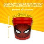 Superhero Easter Gift Basket For Kids, Boys, Girls - Already Filled With Chocolate, Candy, Eggs, Prefilled Easter Care Package