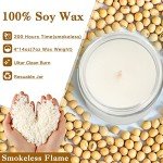 4 Pack Home Scented Lavender Jar Candles, 28 oz 200 Hour Aromatherapy Candles, Long Lasting Candle Gift Set for Women, Perfect for Birthday Gifts