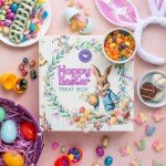 Easter Basket for Kids, Adults, Limited Edition Chocolate and Candy Gift, Chocolate Eggs, Cookies, Pretzels, Gummies, Jelly Beans, Prefilled Easter Basket Gift for Kids Women Men Boys Girls Adults Teens